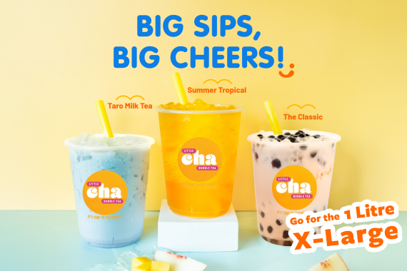 BIG SIPS, BIG CHEERS!